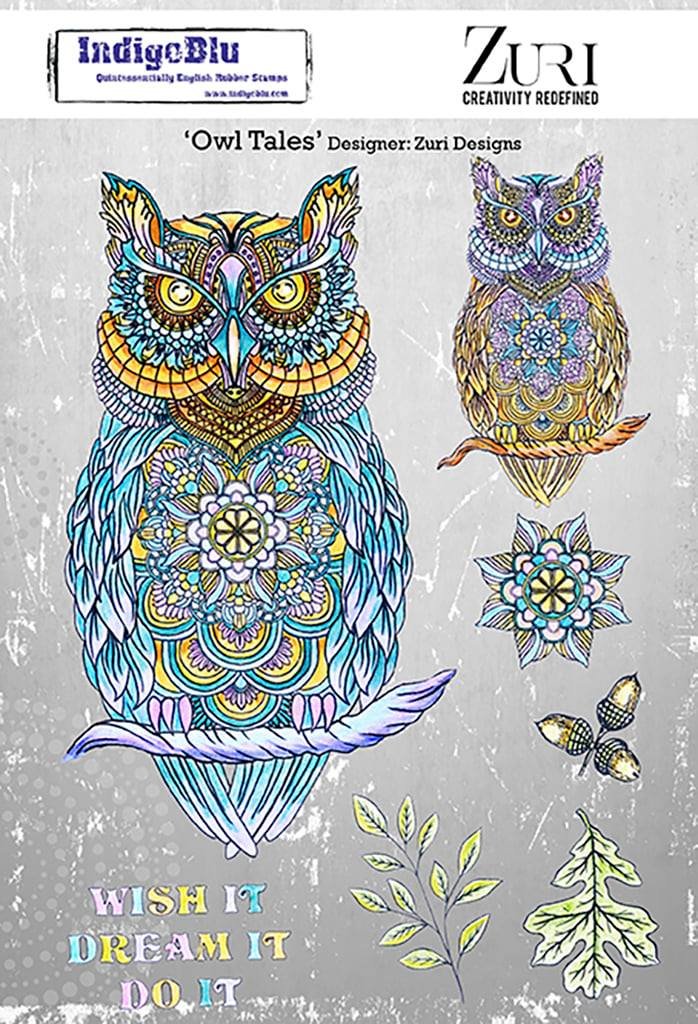 Owl Tales Stamp by Zuri Designs