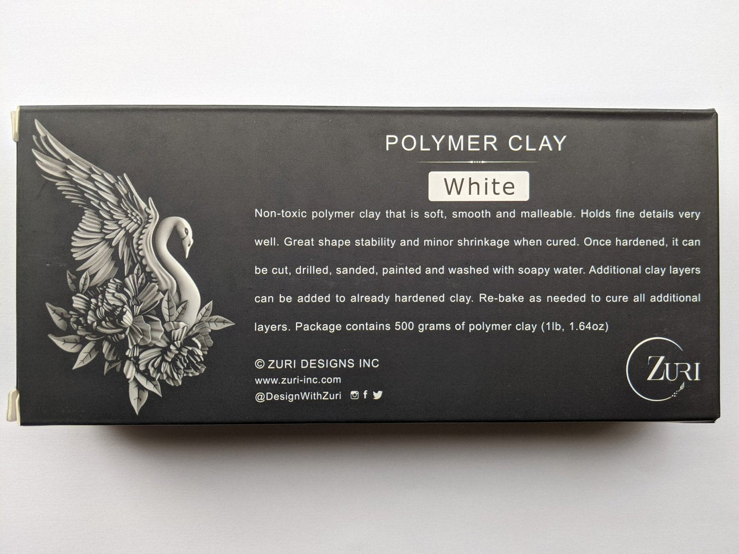 White Polymer Clay by Zuri Moulds